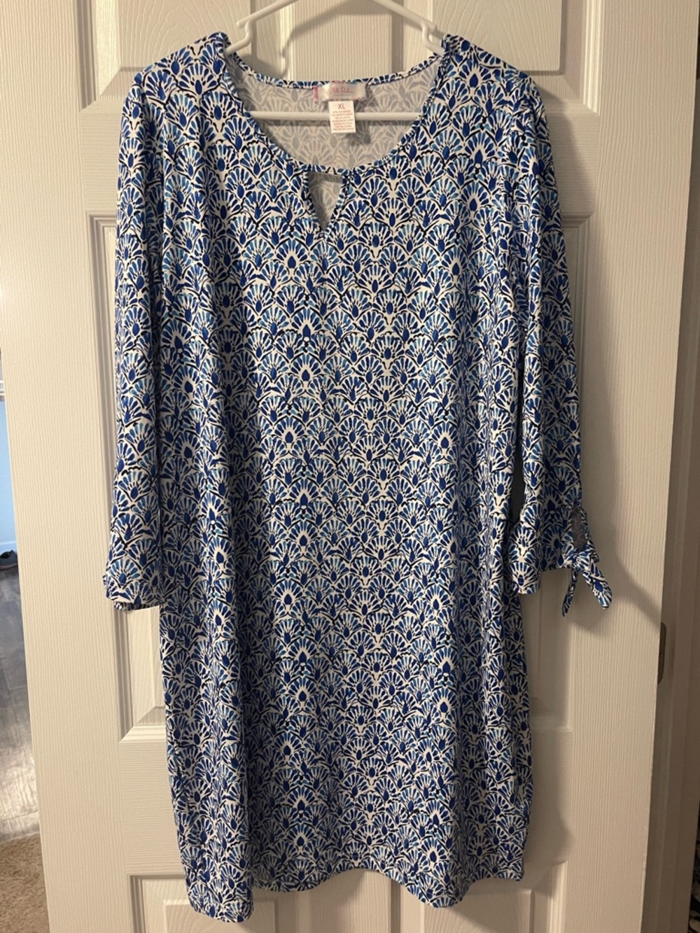 Stella Parker Collection Blue and White Dress